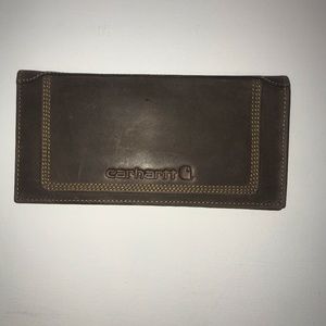 Carhartt Brown Checkbook Wallet